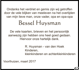 Bessel Huysman