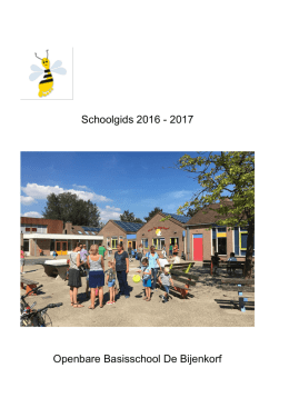 Schoolgids - OBS De Bijenkorf