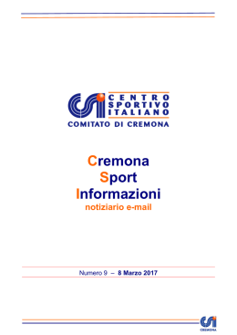 Versione PDF - CSI Cremona