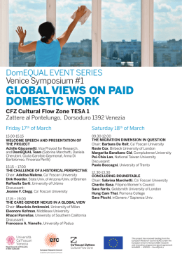 global views on paid domestic work