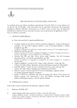 Bilanci - Centro di studi filologici e linguistici siciliani