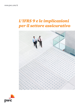 L`IFRS 9 e le implicazioni per il settore assicurativo