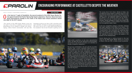 encouraging performance at castelletto despite the weather