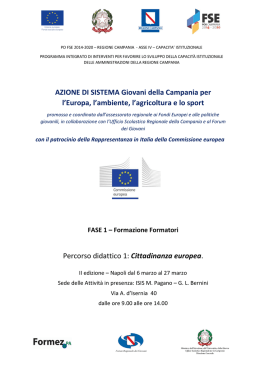 Programma - FSE Regione Campania