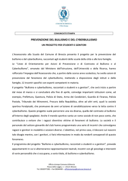 comunicato stampa (3) - Agenda comune di Brescia
