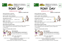 Pony day - Agriturismo Ai Boschi