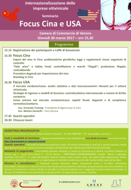 Programma seminario - Camera di commercio di Torino
