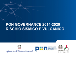 Diapositiva 1 - PON Governance Capacità Istituzionale 2014-2020