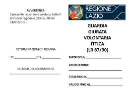 Allegato 1 - Regione Lazio