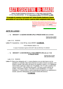 AGG.TO 03.03.17 ASTE ESECUTIVE di MARZO