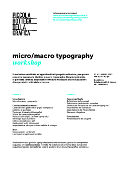 micro/macro typography workshop