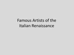 Piero della Francesca, Ghirlandaio, Perugino
