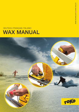 wax manual - SportBuck.com