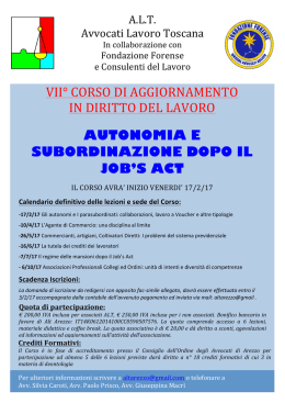 Corso d`aggiornamento Arezzo 2017-Locandina