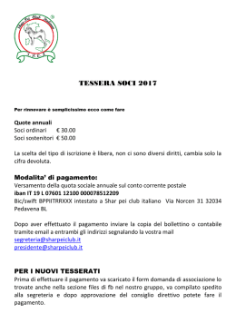RINNOVI pdf - Shar Pei Club italia