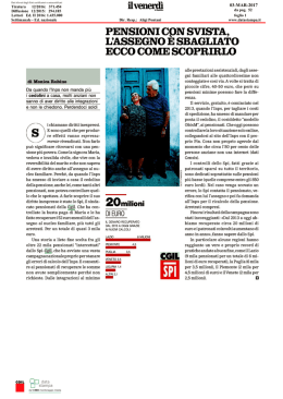 Leggi l`articolo sul Venerd&igrave; di Repubblica