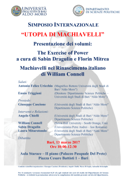 Locandina 13 Marzo 2017 Machiavelli