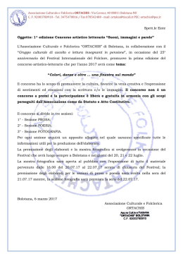 visualizza bando - Provincia dell`Ogliastra