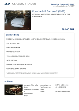 Porsche 911 Carrera 2 (1990) 59.000 EUR