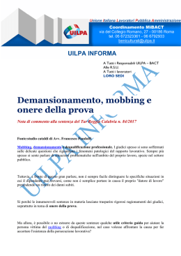 uilpa informa 5 - Coordinamento Nazionale UILPA-BACT