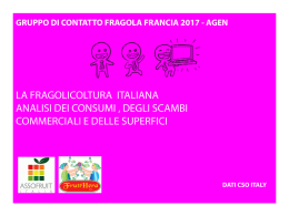 Leggi qui il report completo presentato da Francesco Nicodemo al