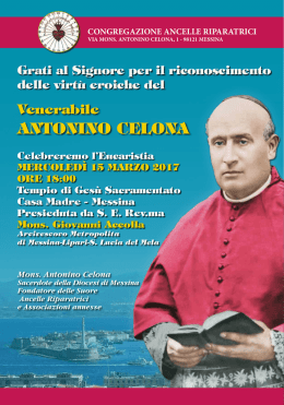 Antonino CelonA - Arcidiocesi di Messina