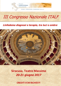3° Congresso Nazionale ITALF a Siracusa
