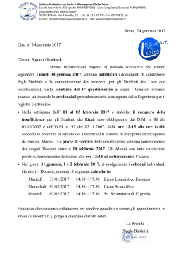 SEC. Circ. n&deg; 14 2016/17 dopo gli scrutini