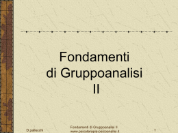Fondamenti di Gruppoanalisi II - Psicoterapia e ricerca psicoanalitica