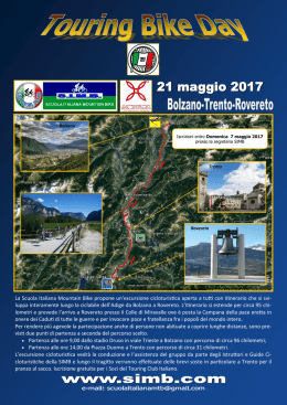 La Scuola Italiana Mountain Bike propone un`escursione