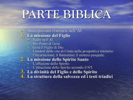 Parte biblica, trinitaria - don Leonardo Maria Pompei