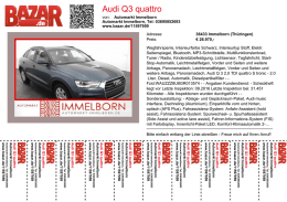 Audi Q3 quattro