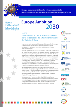 Europe Ambition - Consumers` Forum