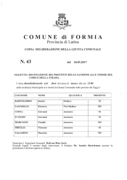 N. 43 - Comune di Formia