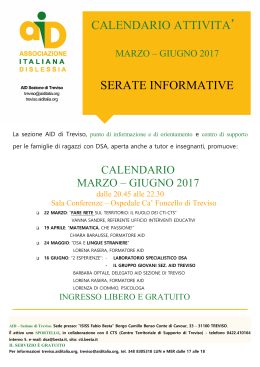 AID Treviso - 11_LOCANDINA_Mar-Giu_2017
