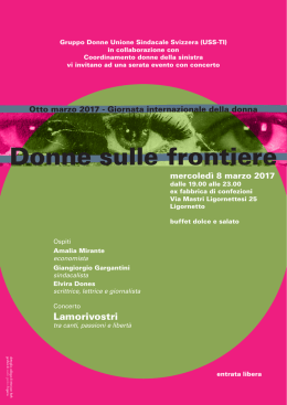 Donne sulle frontiere