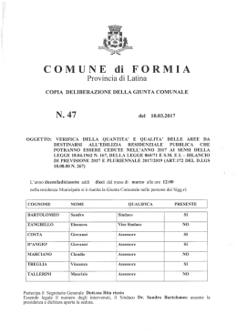 N. 47 - Comune di Formia