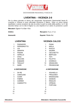 liventina – vicenza 2-0