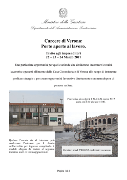"Porte aperte al lavoro. Invito agli imprenditori" - pdf (Verona, 22-23