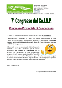 Congresso Provinciale di Campobasso