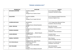 premio leonessa 2017 - Brescia