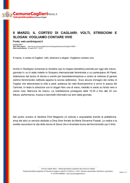 8 marzo, il corteo di Cagliari: volti, striscioni e slogan: Vogliamo