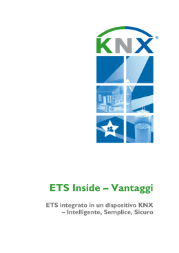 ETS Inside – Vantaggi