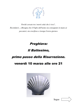 Preghiera - Parrocchia San Paolo Biella