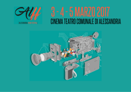 Catalogo ALFF - Alessandria Film Festival