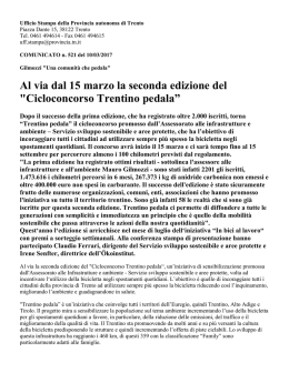 Versione Stampabile - Trento - Ufficio Stampa