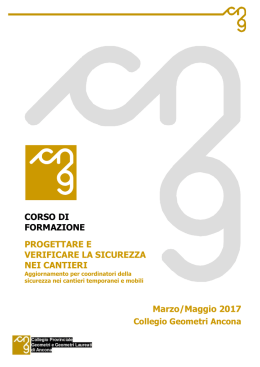 Programma Corso - Albo Geometri Ancona