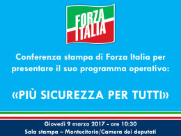 Diapositiva 1 - Gruppo PDL – Berlusconi Presidente