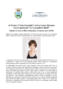 Al Teatro “Carlo Gesualdo” arriva Laura Morante con lo spettacolo