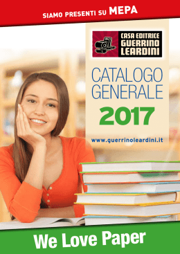 Catalogo Generale - Tipografia Guerrino Leardini